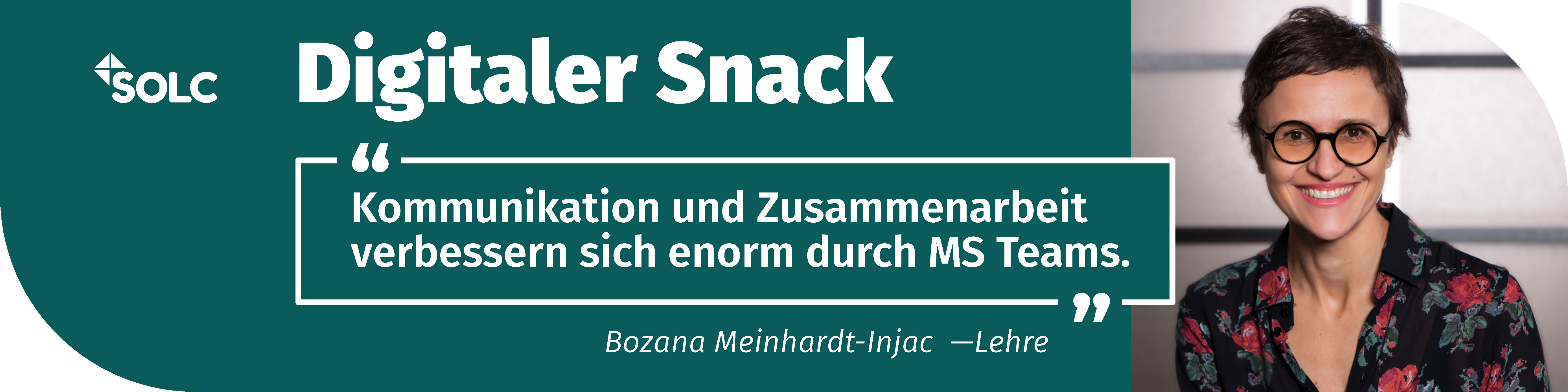 MS Teams wird von Bozana Meinhardt-Injac vorgestellt